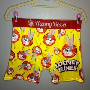 NWOT Adult Looney Tunes Bugs Bunny Lollypop Stretch Unisex Boxer Briefs